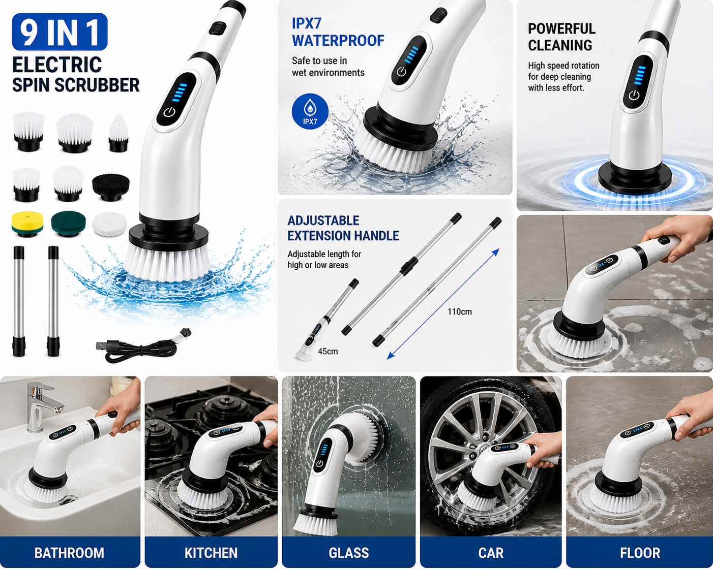 “Clean Bathrooms, Tiles & Kitchens in Minutes”