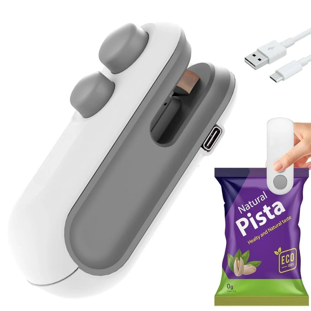 Mini Heat Sealing Machine – Portable Packet Sealer for Food Storage