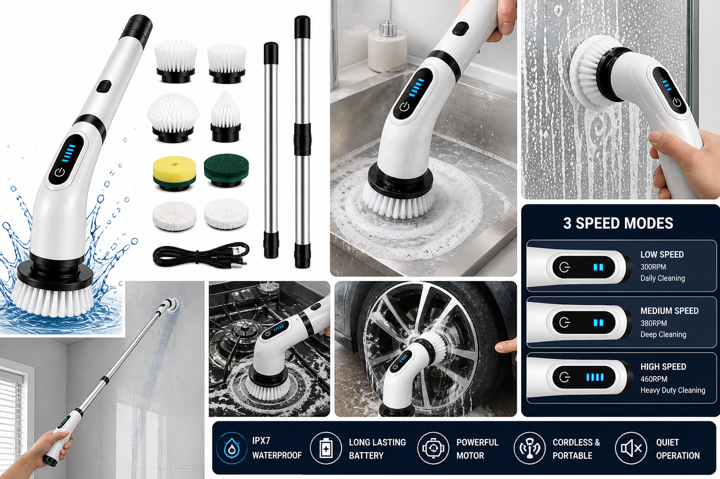 “Clean Bathrooms, Tiles & Kitchens in Minutes”