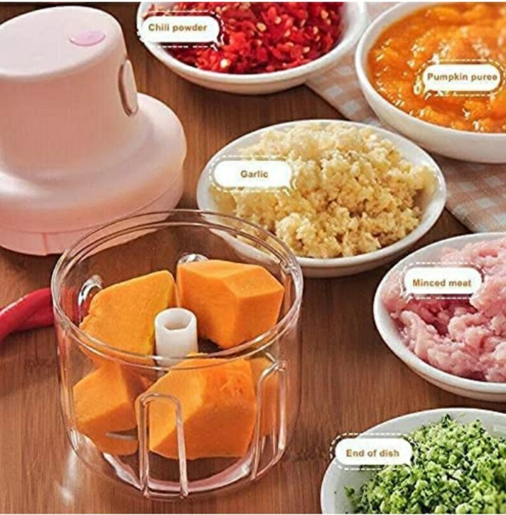 Mini Electric Food Chopper – Portable & Powerful Kitchen Helper
